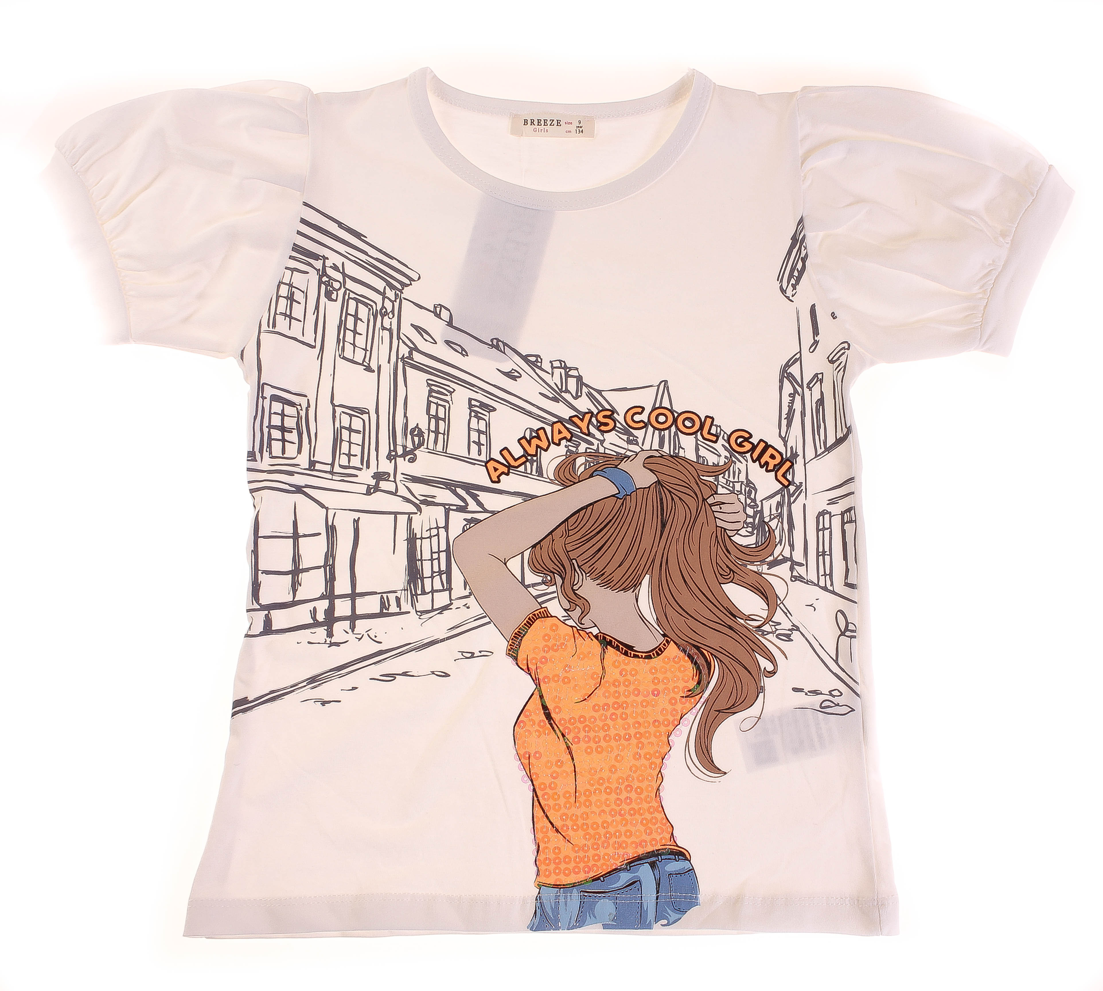 

Футболка Breeze Кремовый 140 см 15770 (527043)