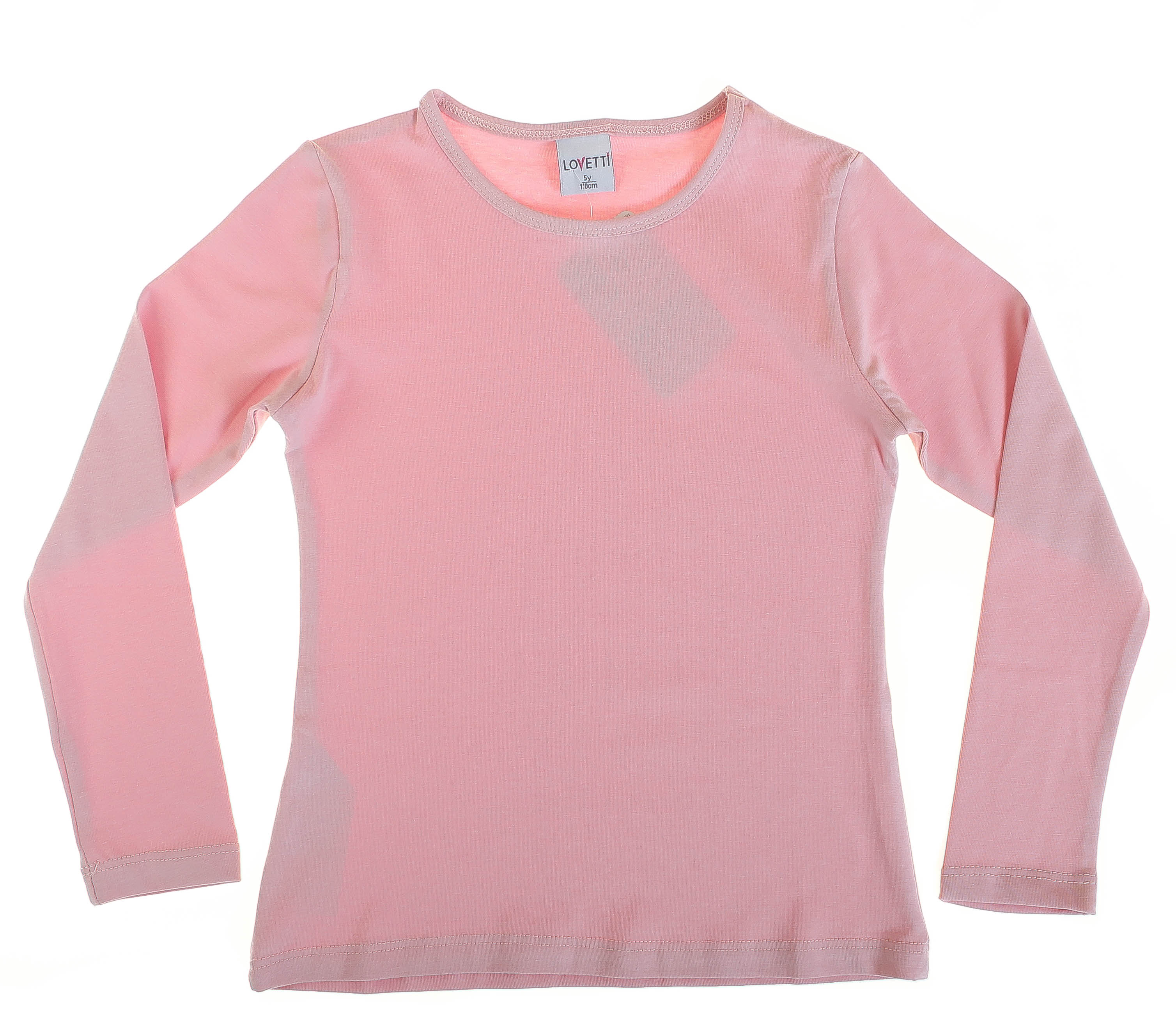 

Футболка с длинным рукавом Lovetti Светло-розовый 140 см 1006