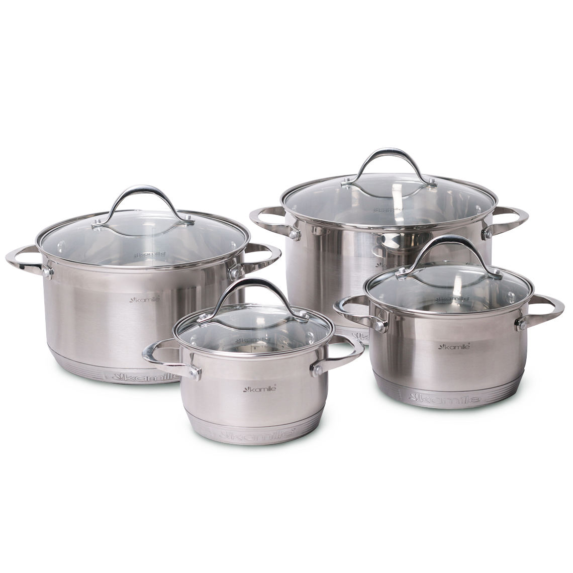 

Набор кастрюль 8 предметов Kamille KM 4708S