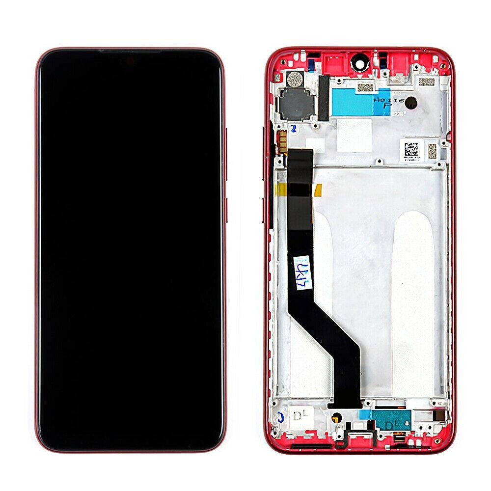 

Дисплей для Xiaomi Redmi Note 7 с сенсором (тачскрином) и рамкой красного цвета