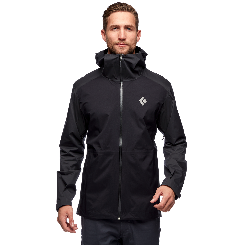 

Куртка Black Diamond Mens StormLine Stretch Rain Shell  Черный-Серый, Куртка Black Diamond Mens StormLine Stretch Rain Shell M Черный-Серый