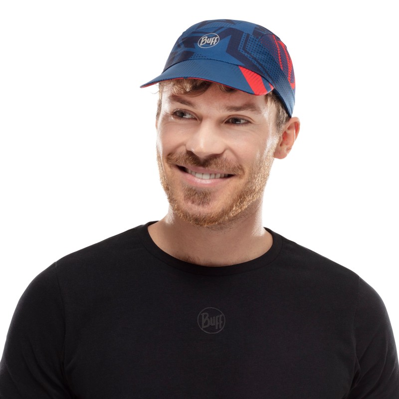 

Кепка Buff PACK RUN CAP bases multi S/M Синий-Красный