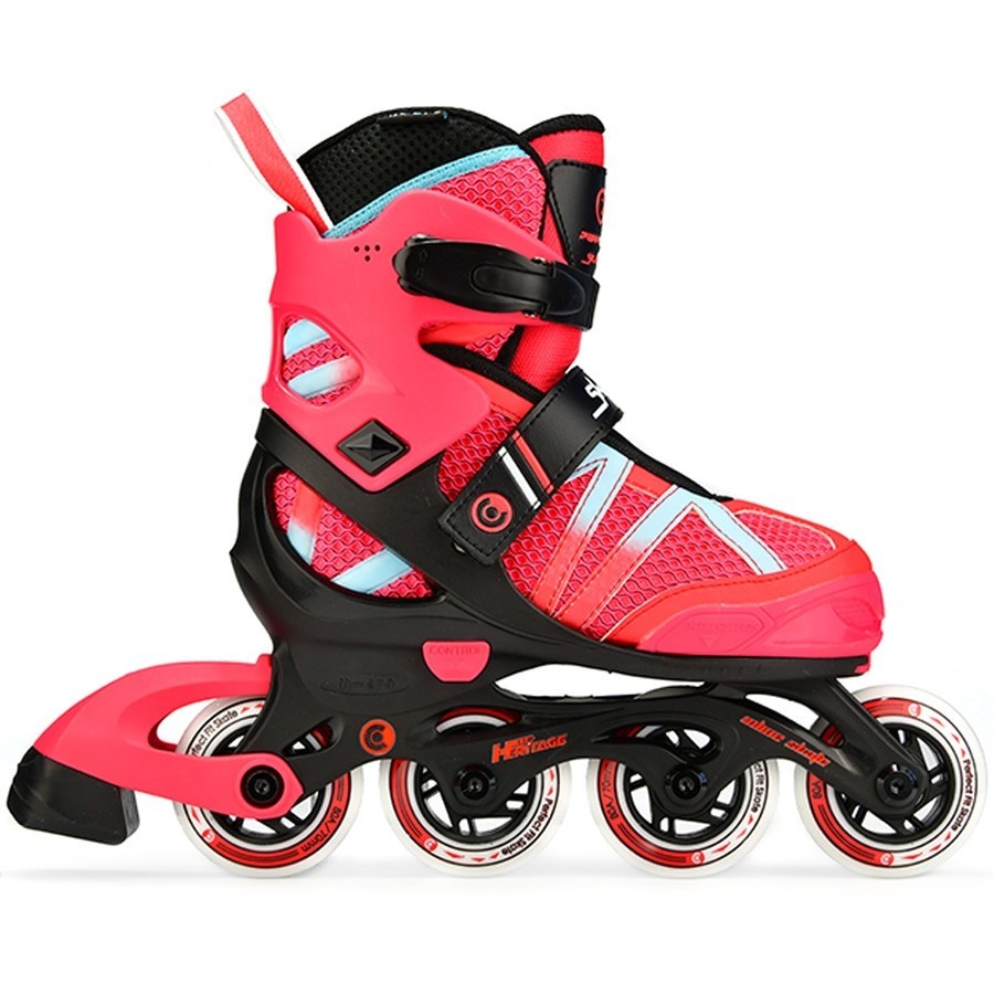 

Ролики детские Micro Shaper 37-40 Черный-Красный