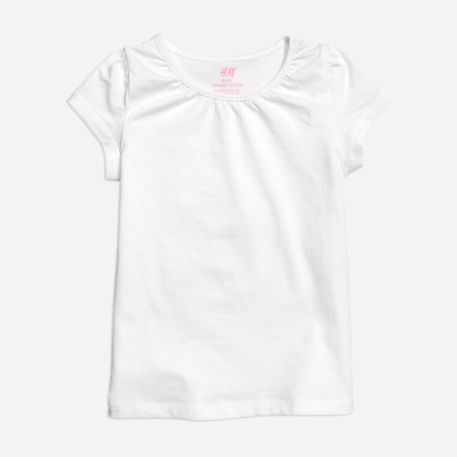 

Футболка H&M 5089516 92 см 2 шт Белая