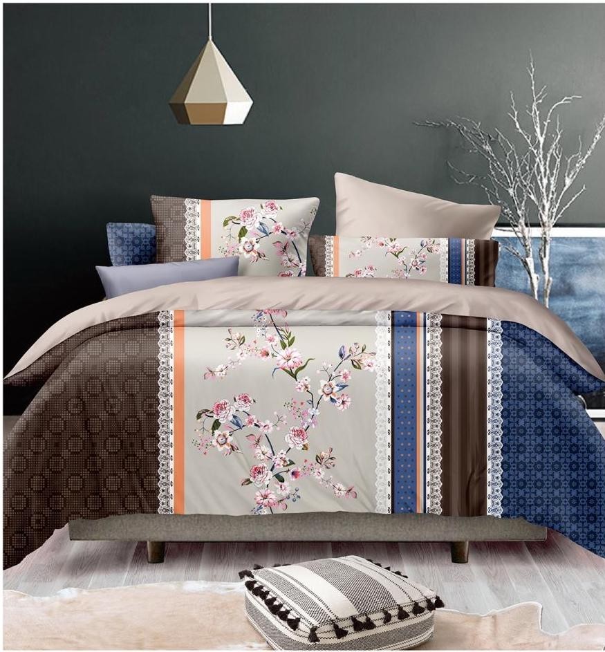 

Постельное белье Florida микросатин евро комплект 200х220 FL1805