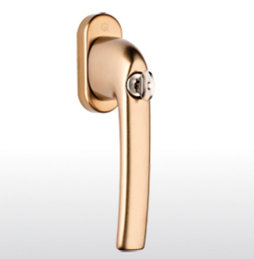 

Ручка оконная GreenteQ FG10.90° с замком штифт 37 мм фиксация 90 градусов цвет бронза