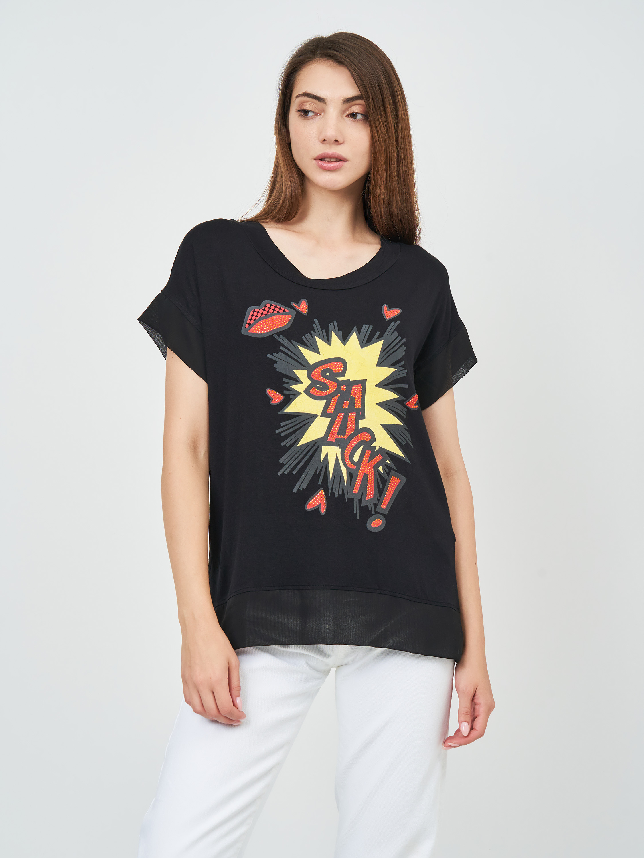 

Футболка Love Moschino 6243.10 40 () Черная, Футболка Love Moschino 6243.10 40 (L) Черная