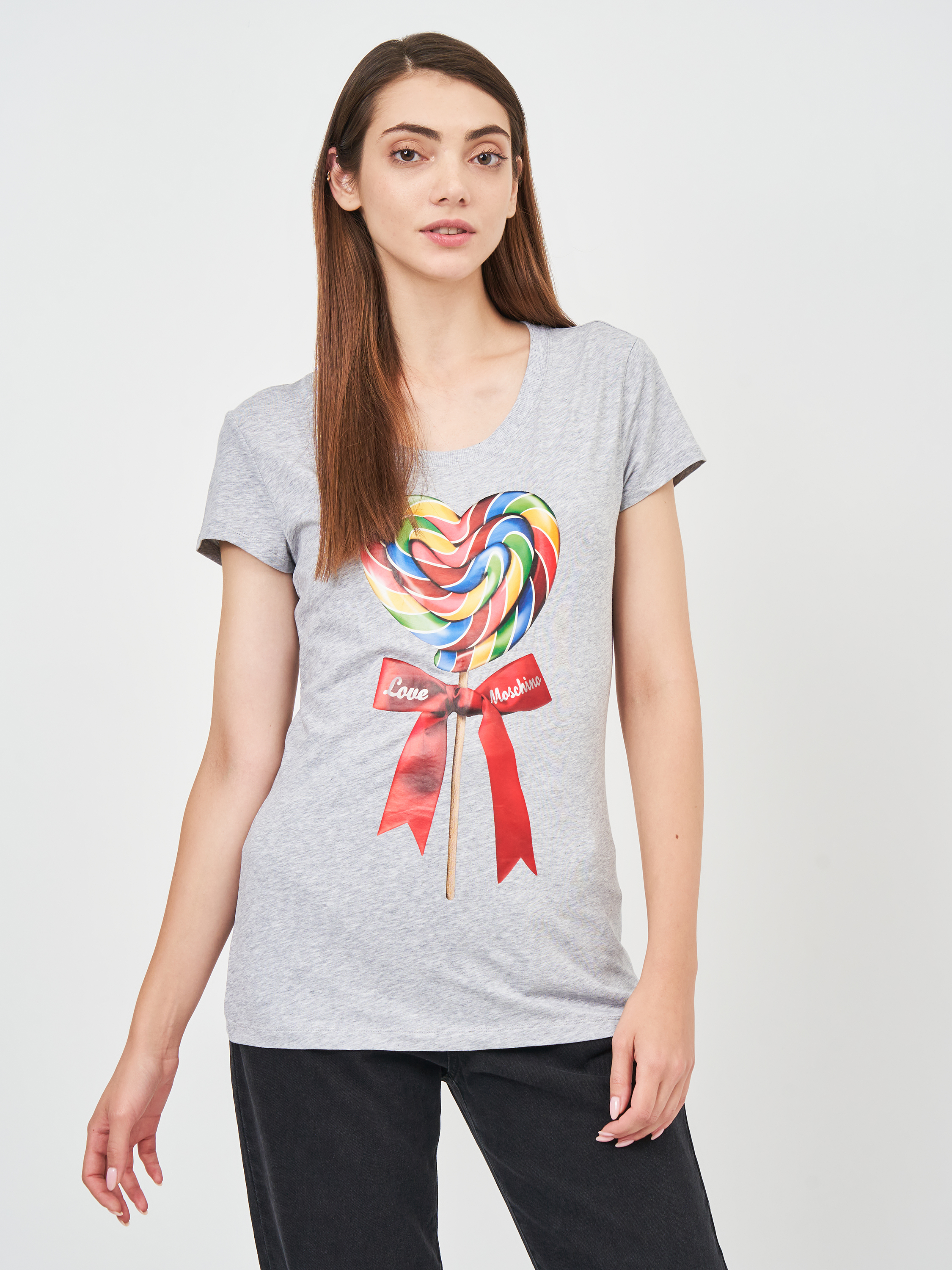 

Футболка Love Moschino 9088.20 40 () Серая, Футболка Love Moschino 9088.20 40 (L) Серая