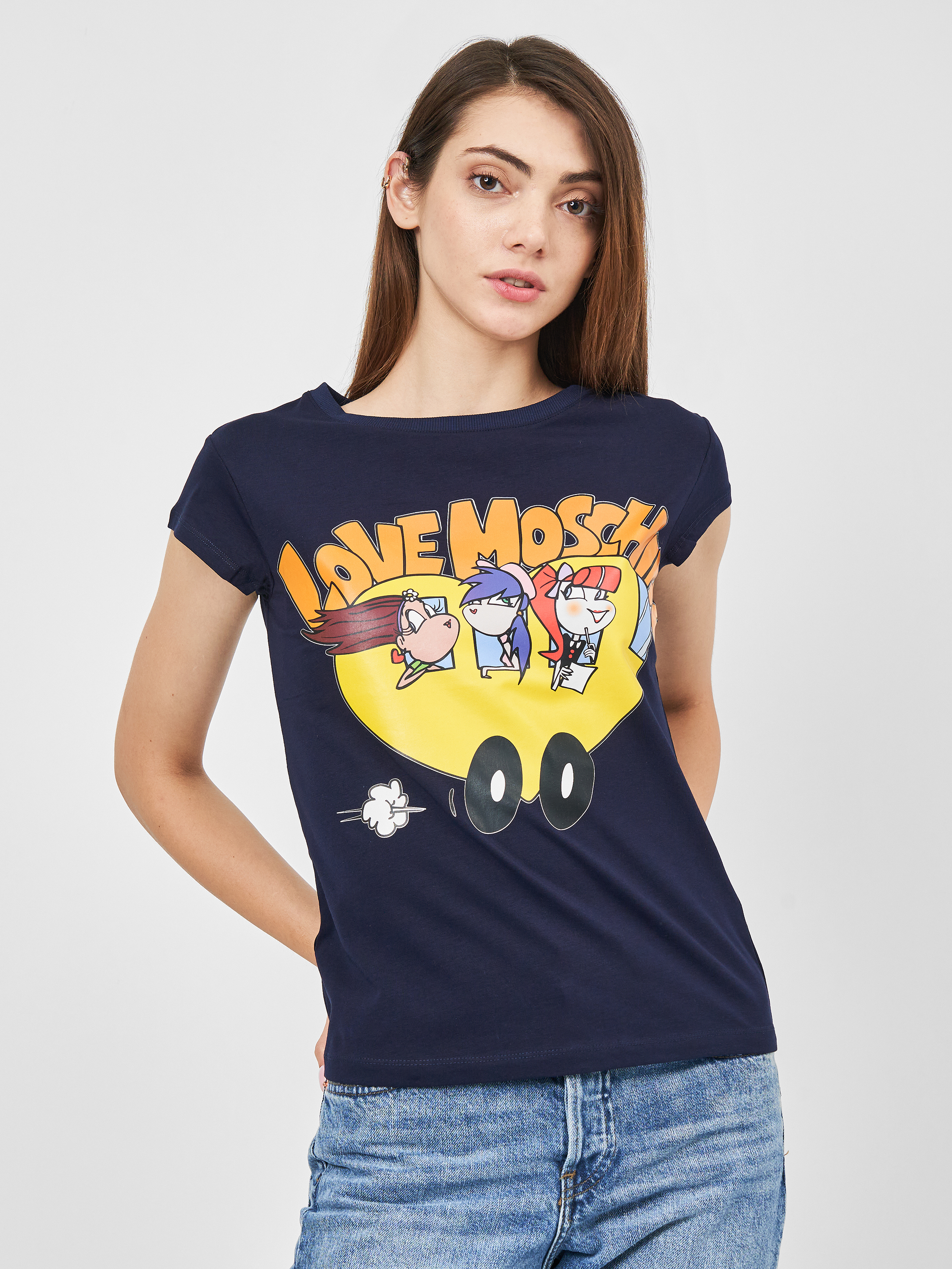 

Футболка Love Moschino 9656.10 38 (M) Темно-синяя