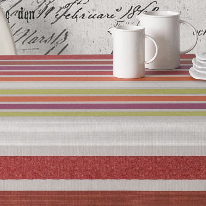 

Скатерть в полоску с акриловым покрытием Time Textile Сaravaggio Multicolor Разноцветный TT142735 160x300