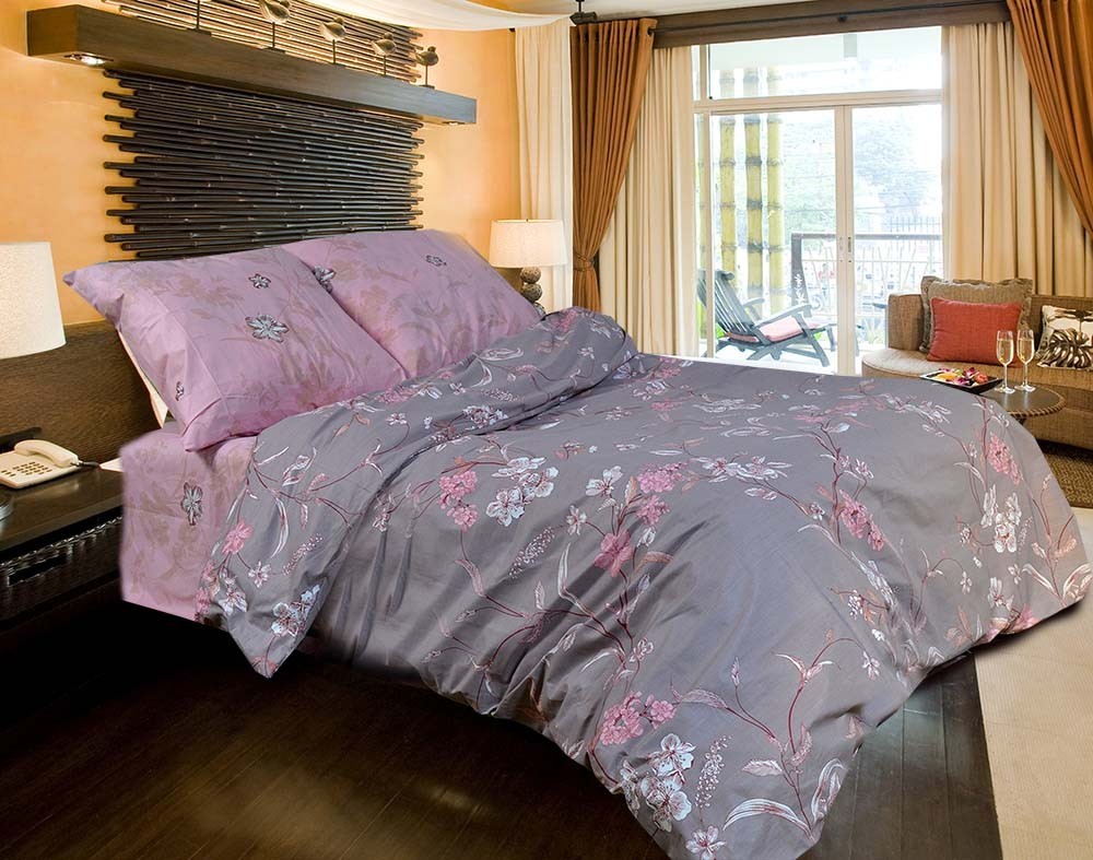 

Постельное белье из розовой фланели «Соло» CottonTwill, комплект евро, под.200*220 см