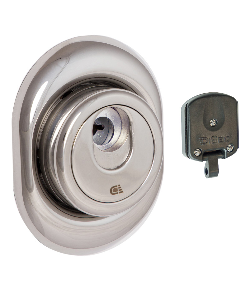 

Протектор DISEC MAGNETIC_3G 3G8FM OMEGA OVAL 20мм Хром_полірований 3клас C 3KEY KM0P3G Зовнішній