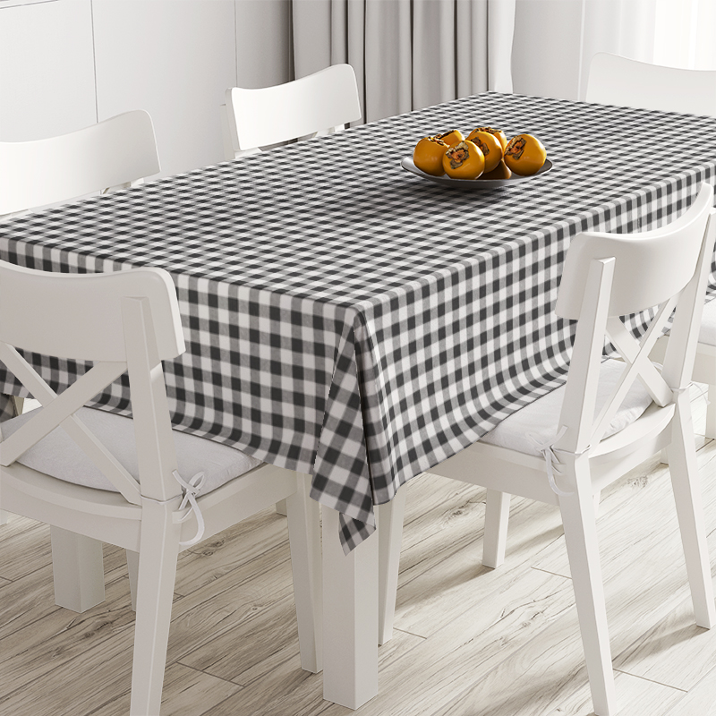

Скатерть Time Textile Клетка Серая 1,5 см Серый TT106660 140x200