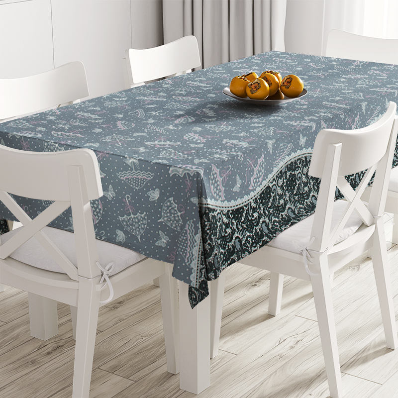 

Скатерть Time Textile Зонтики Серый TT165362 150x180