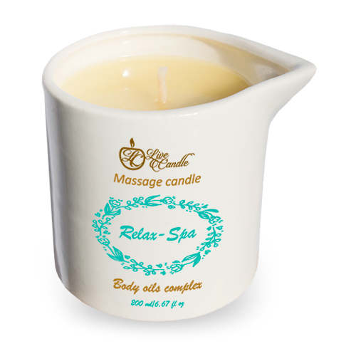 

Массажная свеча Live Candle Relax-Spa Люкс 200 мл
