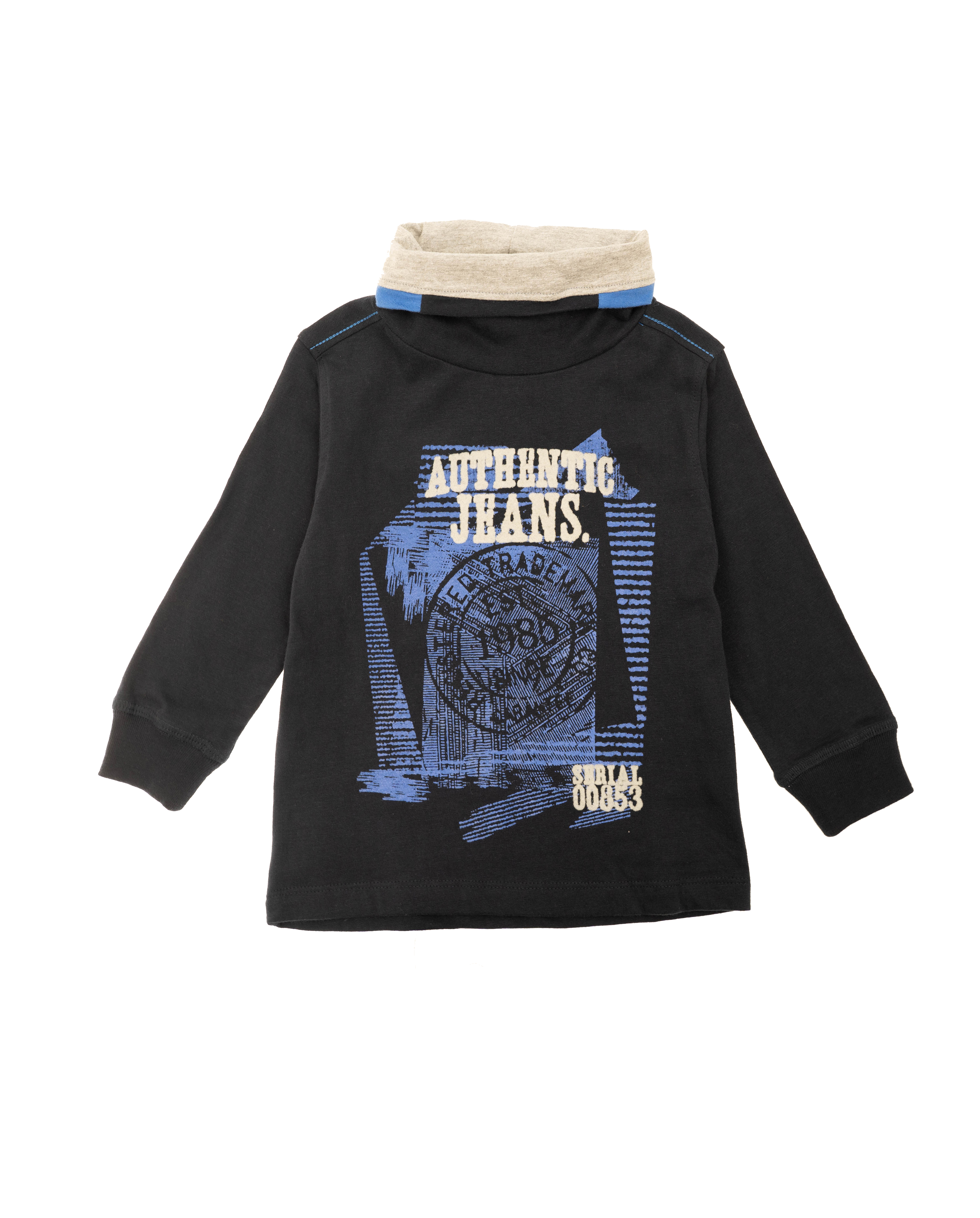

Гольф Losan Kids boys (525-1015AC/32) Черный с голубым 5 Years-110 см