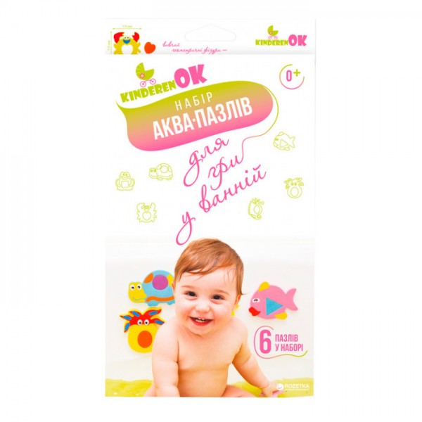 

Набор для игры в ванной Аква-пазлы Kinderenok Bath 'n Puzzles (81113)