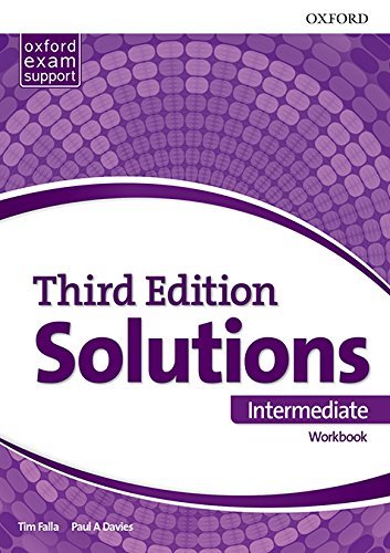 

Solutions intermediate. Workbook. Third Edition