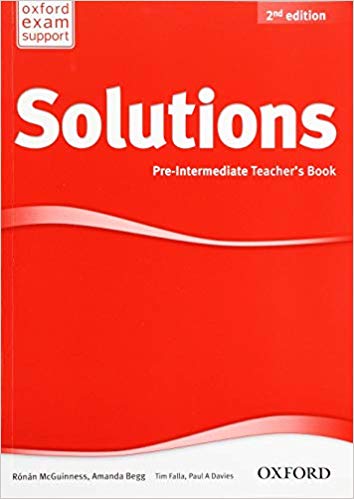 

Solutions. Pre-Intermediate. Teacher`s Book