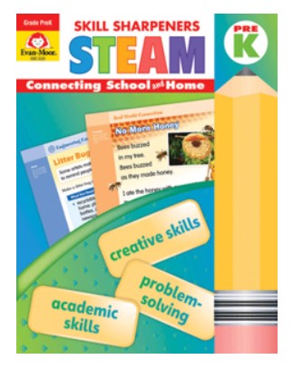 

Skill Sharpeners: Steam. Activity Book. Grade PreK