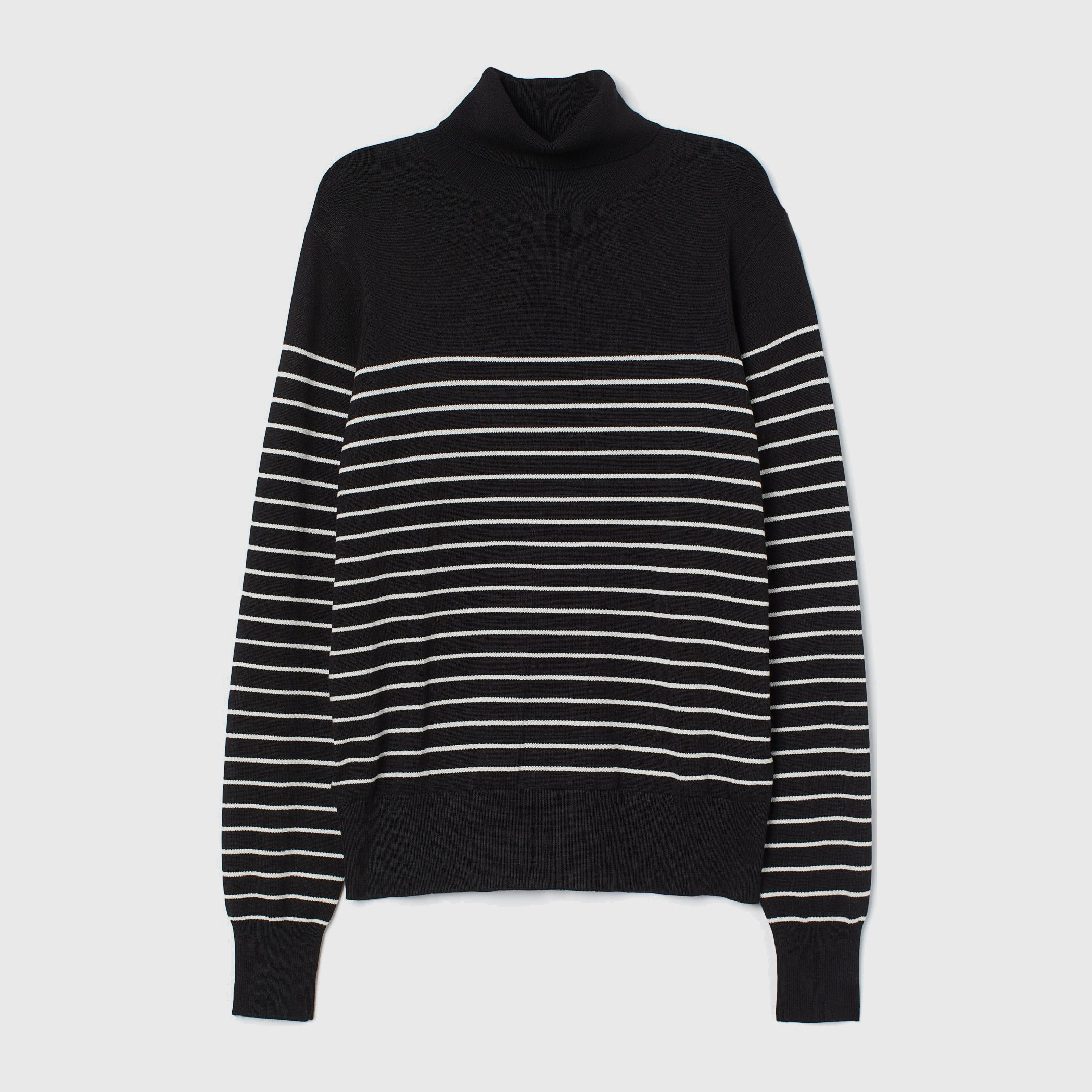 

Свитер H&M 6736772wtr S Черный с белым