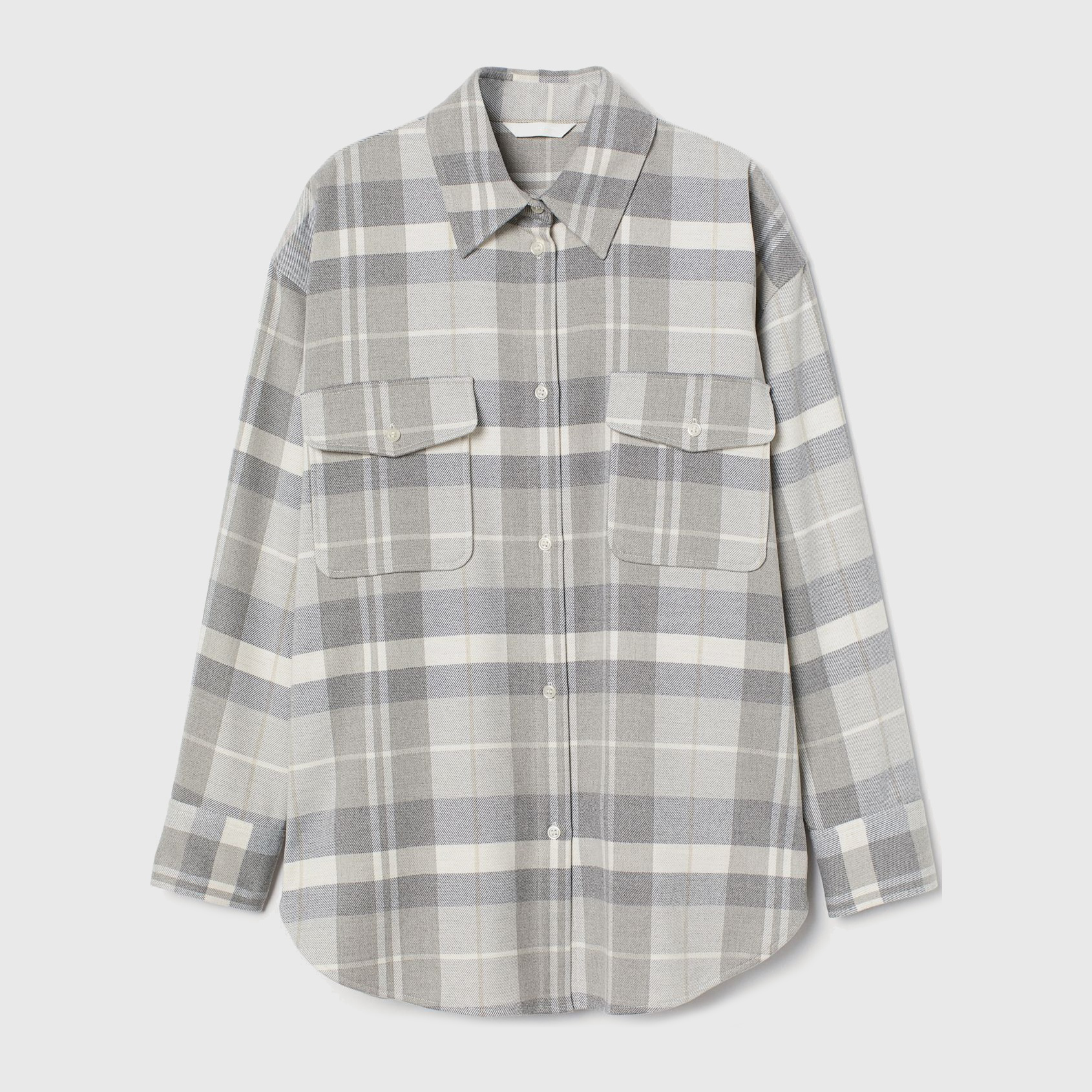 

Рубашка H&M 8883432Kwtr L Серая