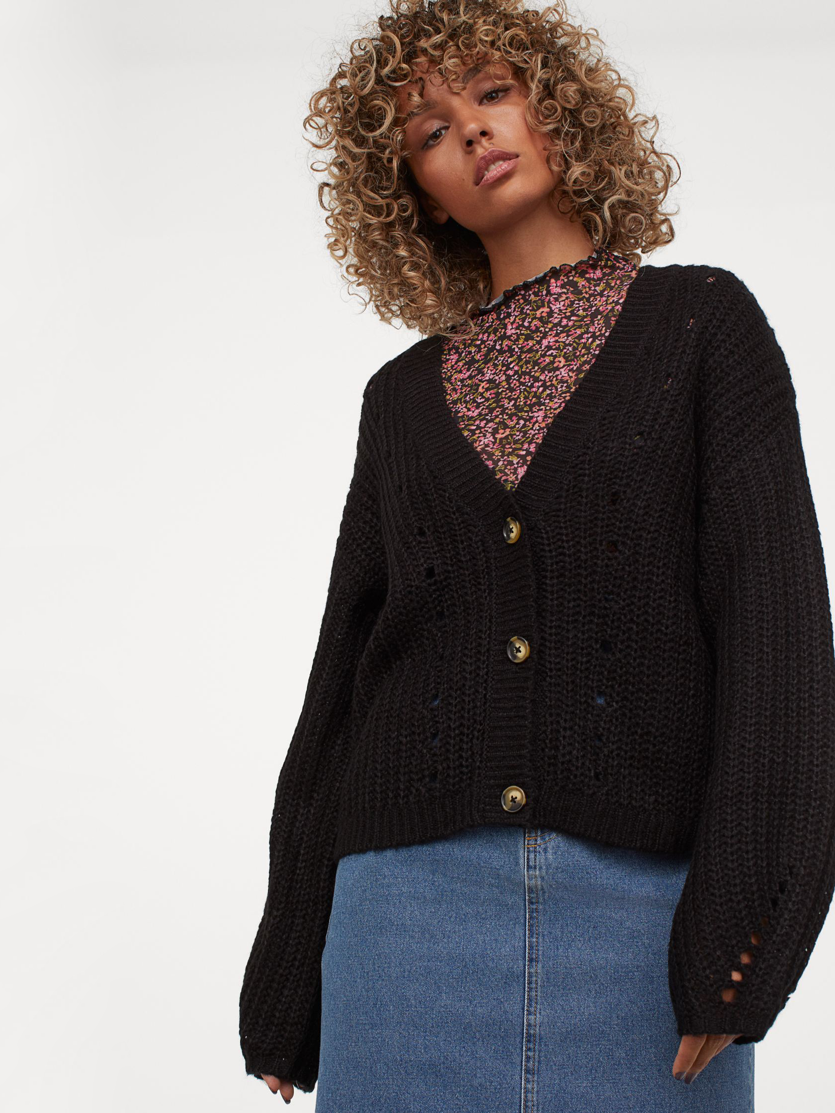 

Кардиган H&M 8934322sdm M Черный