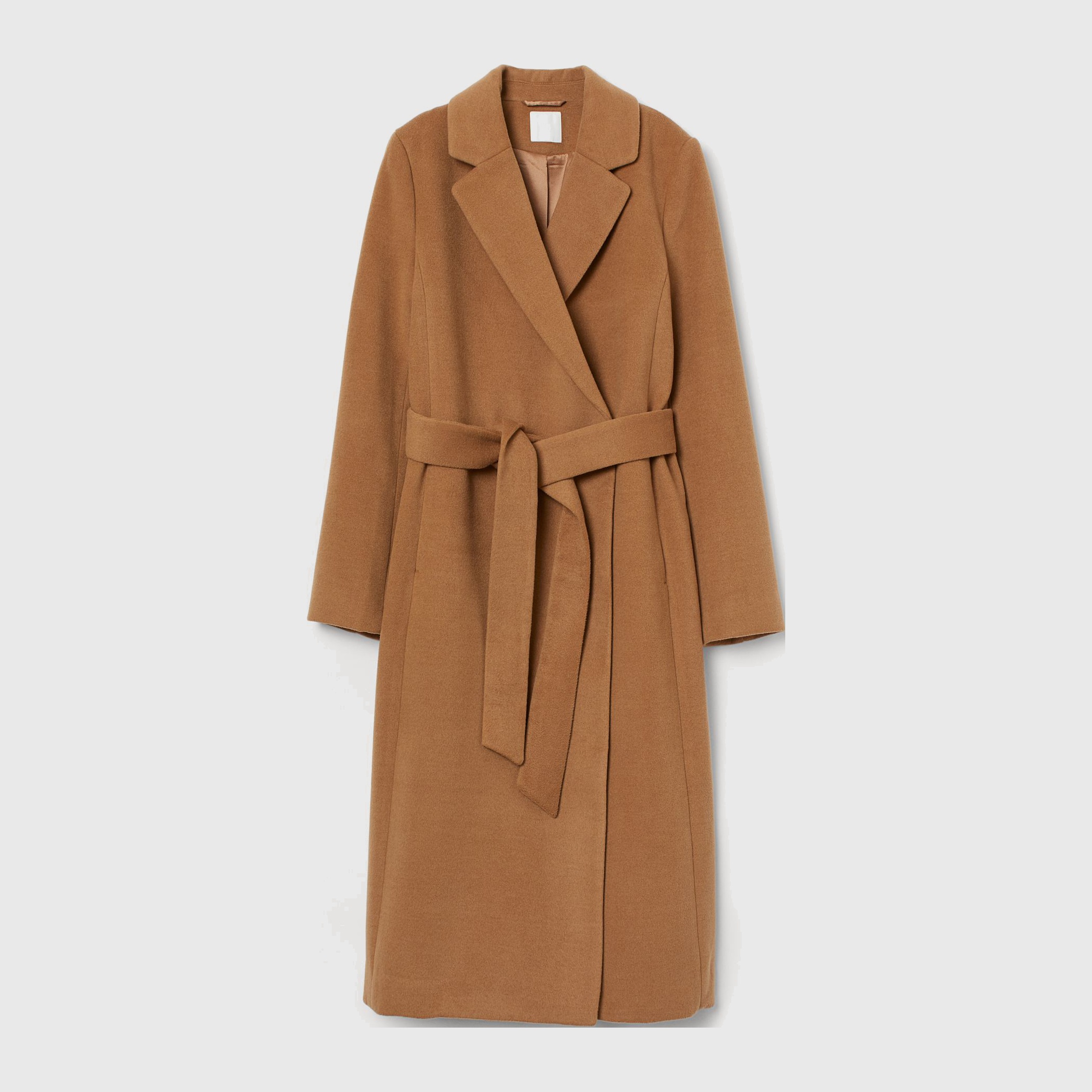 

Пальто H&M 8725372dm 48 Темно-бежевое