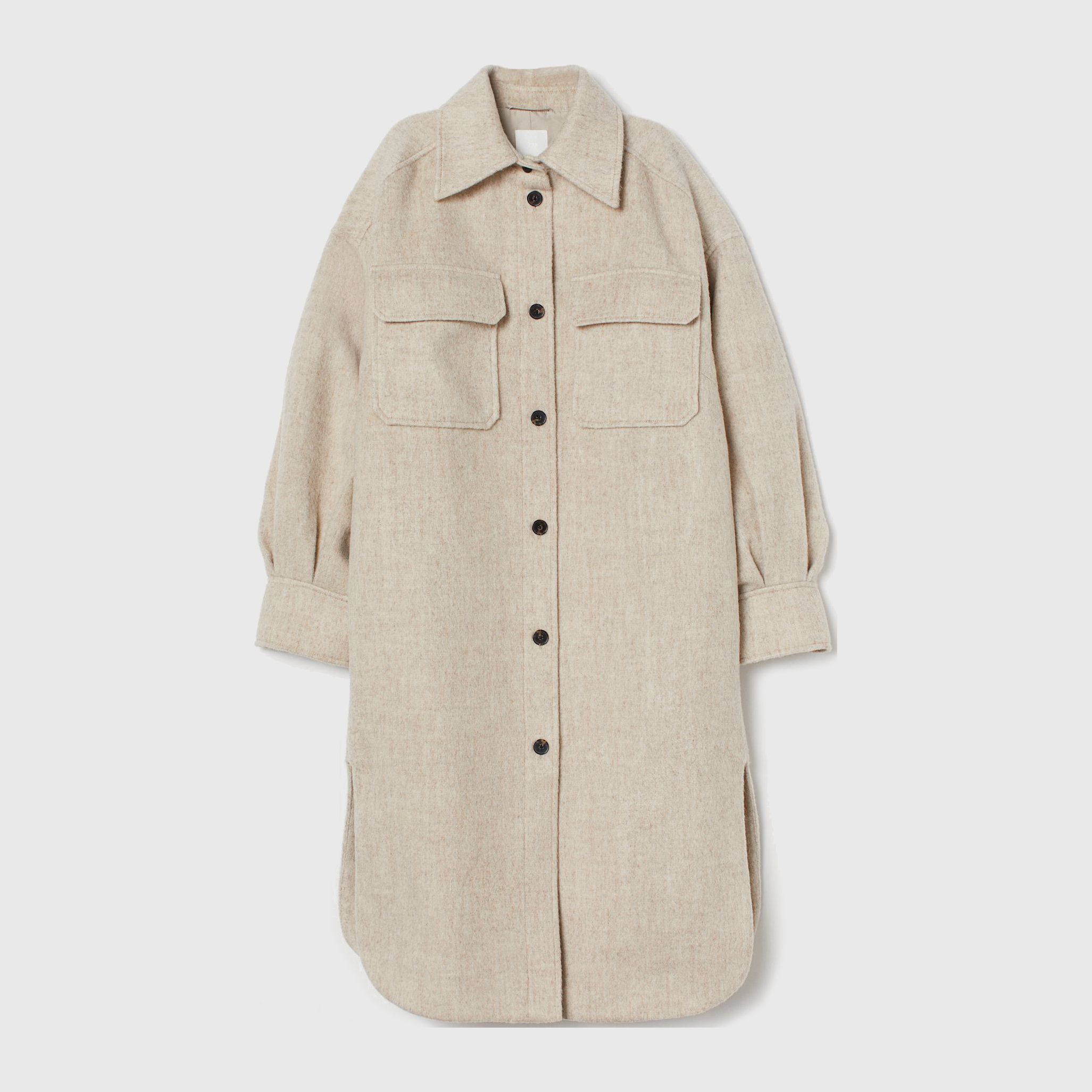 

Куртка-рубашка H&M 8915912sdm XL Бежевая