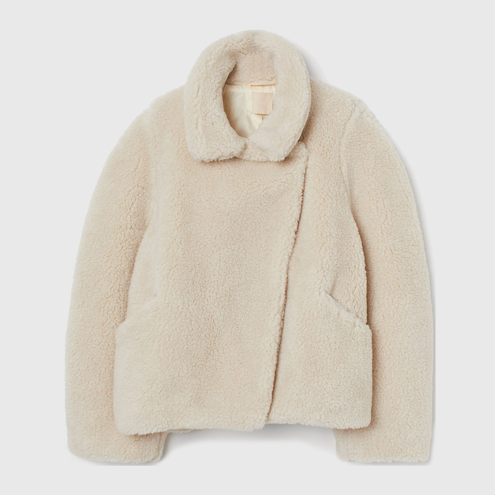 

Эко полушубок H&M 9264902wtr  Айвори, Эко полушубок H&M 9264902wtr S Айвори