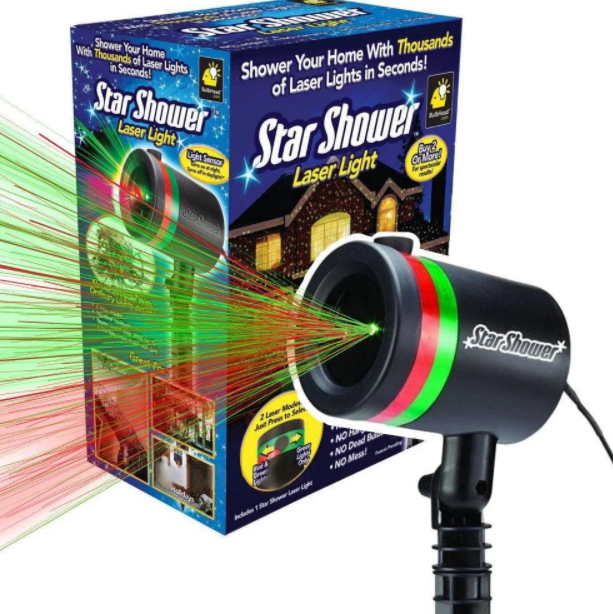 

Современный лазерный уличный проектор звездный Star Shower Laser Light