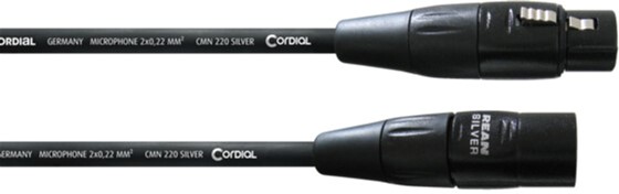 

Микрофонный кабель Cordial Rean XLR female / XLR male 1.5 м Black (CIM 1,5 FM)