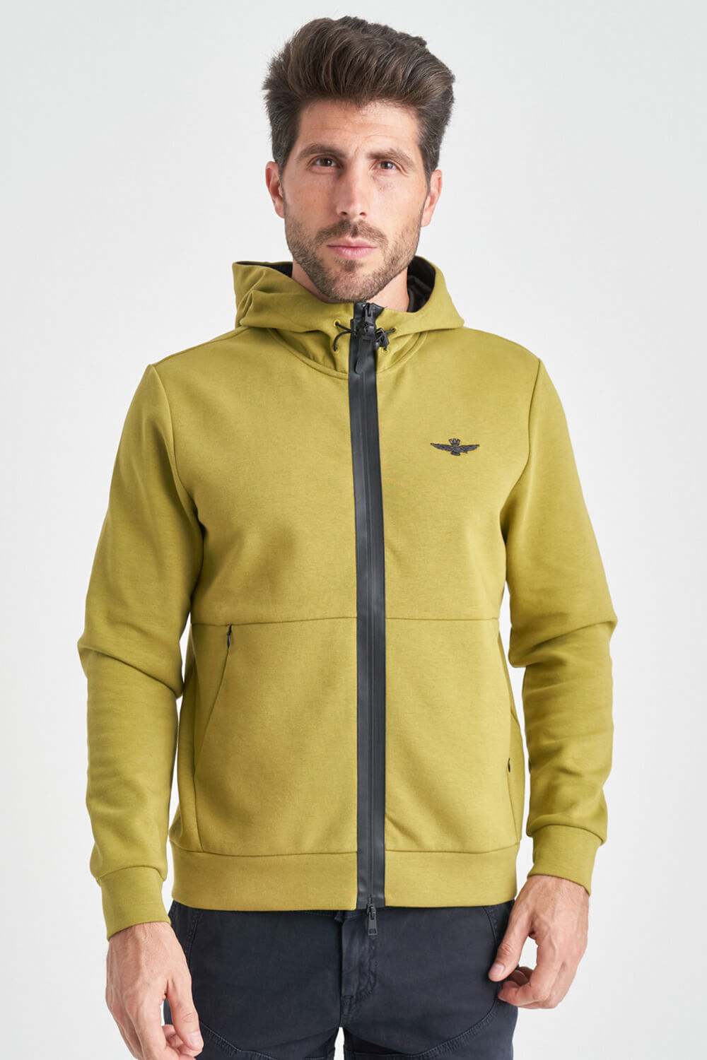 

Желтая мужская кофта Aeronautica Militare 4203, Желтая мужская кофта Aeronautica Militare 4203 L