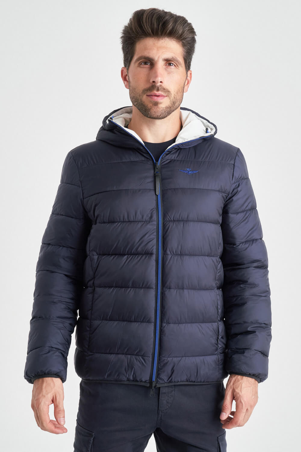 

Двухсторонняя мужская куртка Aeronautica Militare 4200, Двухсторонняя мужская куртка Aeronautica Militare 4200 52