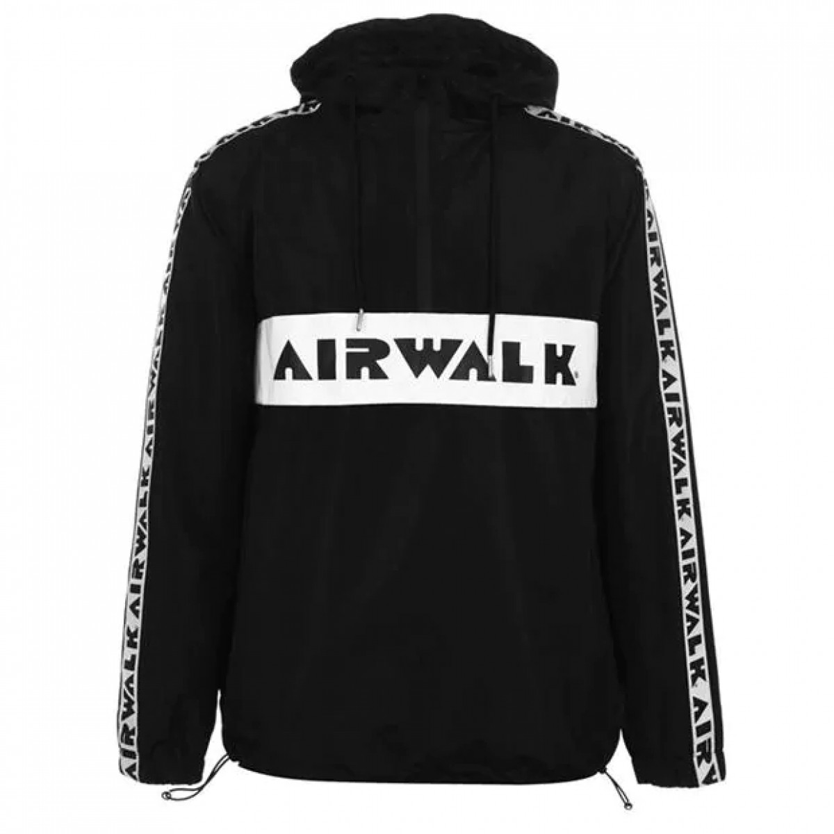 

Толстовка Airwalk Airwalk Overhead Jacket Black/White,  (46, Толстовка Airwalk Airwalk Overhead Jacket Black/White, M (46)