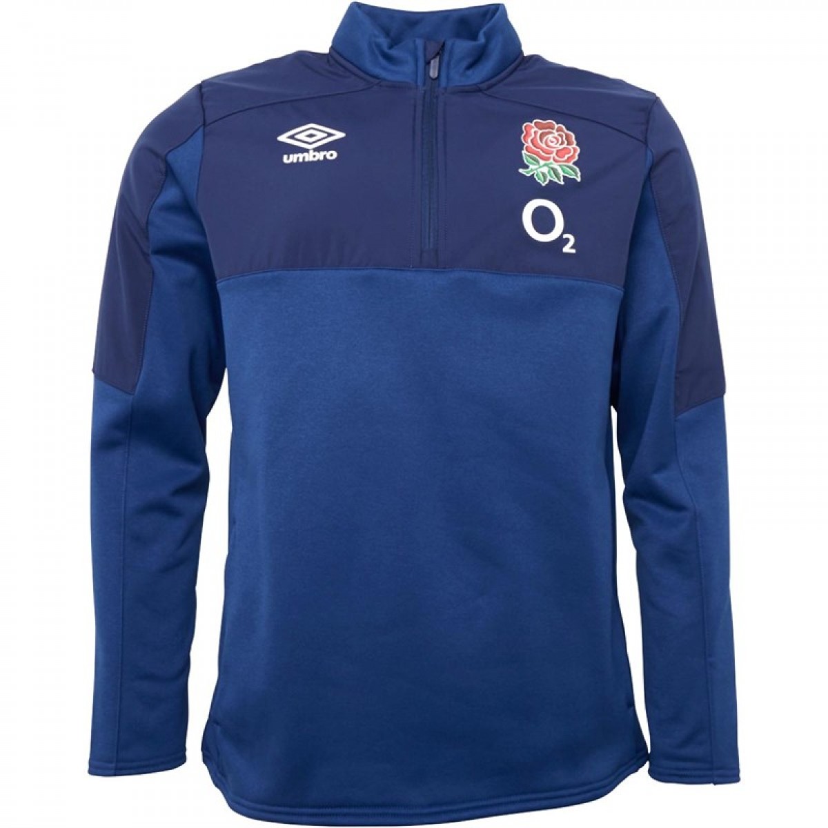 

Флисовая куртка Umbro England Rugby Half Zip Navy Peony/Medieval Blue Blue, XL (50)