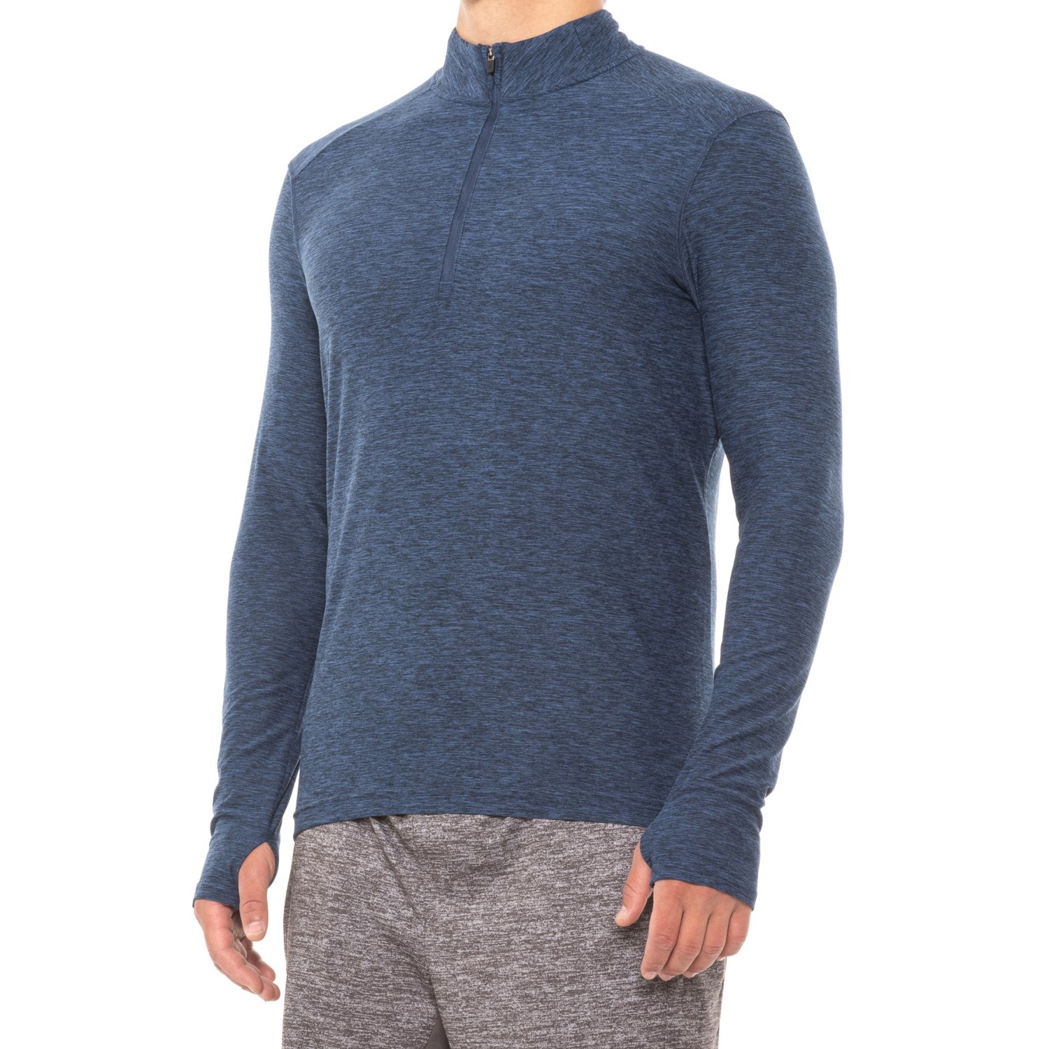 

Толстовка Kyodan Moss Jersey Zip Neck Shirt - Navy Heather, S (44)