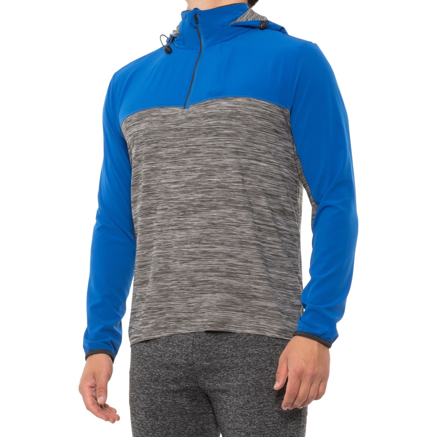 

Толстовка MPG Panel Pullover Windbreaker Shirt - Zip-Neck, Cobalt, L (48)