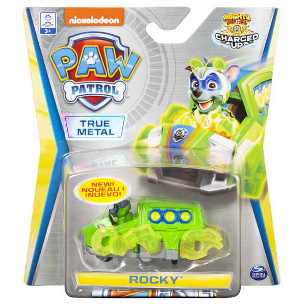 

Металлический автомобиль Spin Master Paw Patrol Щенячий патруль Рокки с автомобилем Die Cast (серия Мегащенки) (SM16782-20)