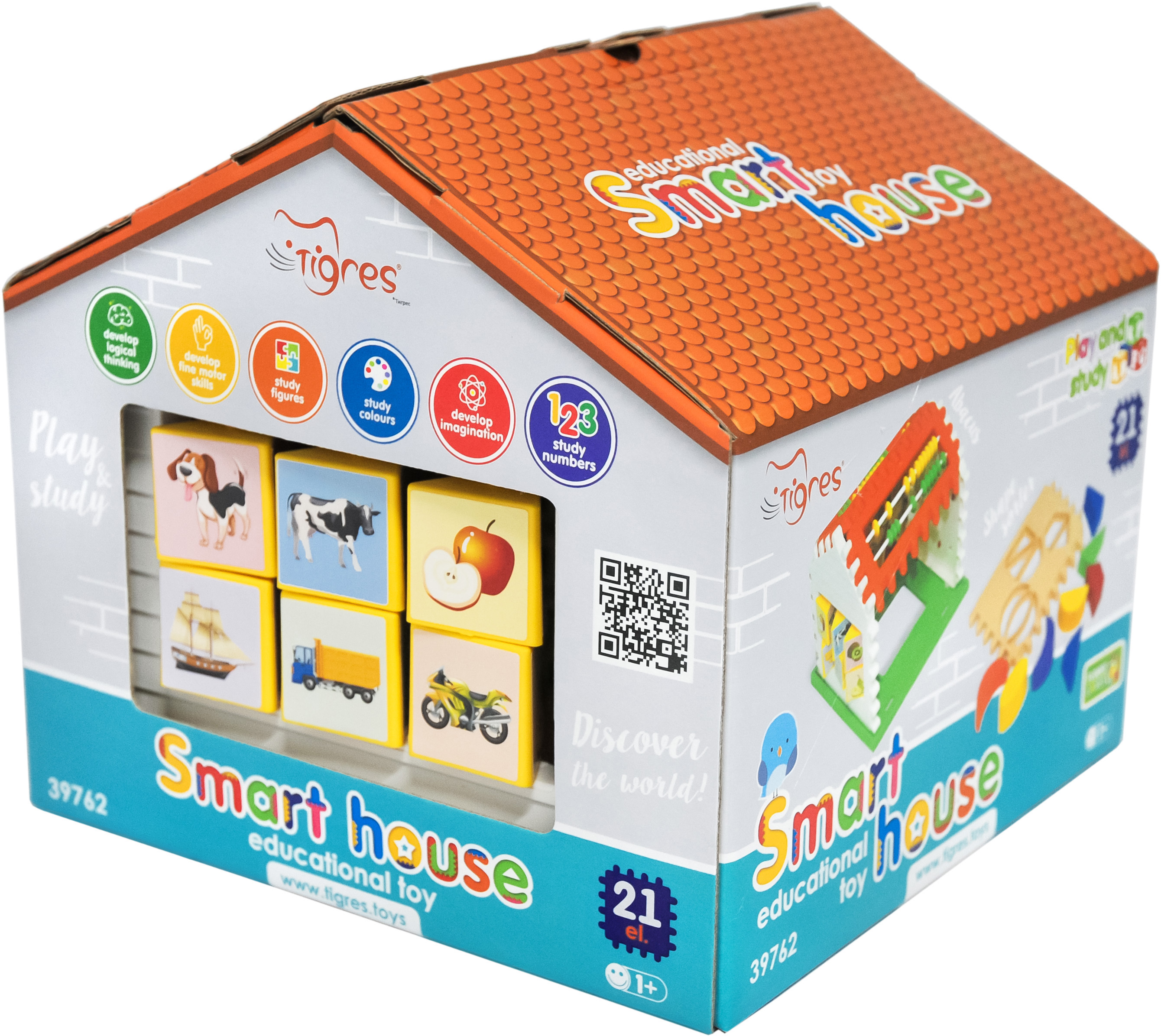 

Игрушка-сортер Tigres Smart house 21 элемент в коробке (39762 Стандарт)