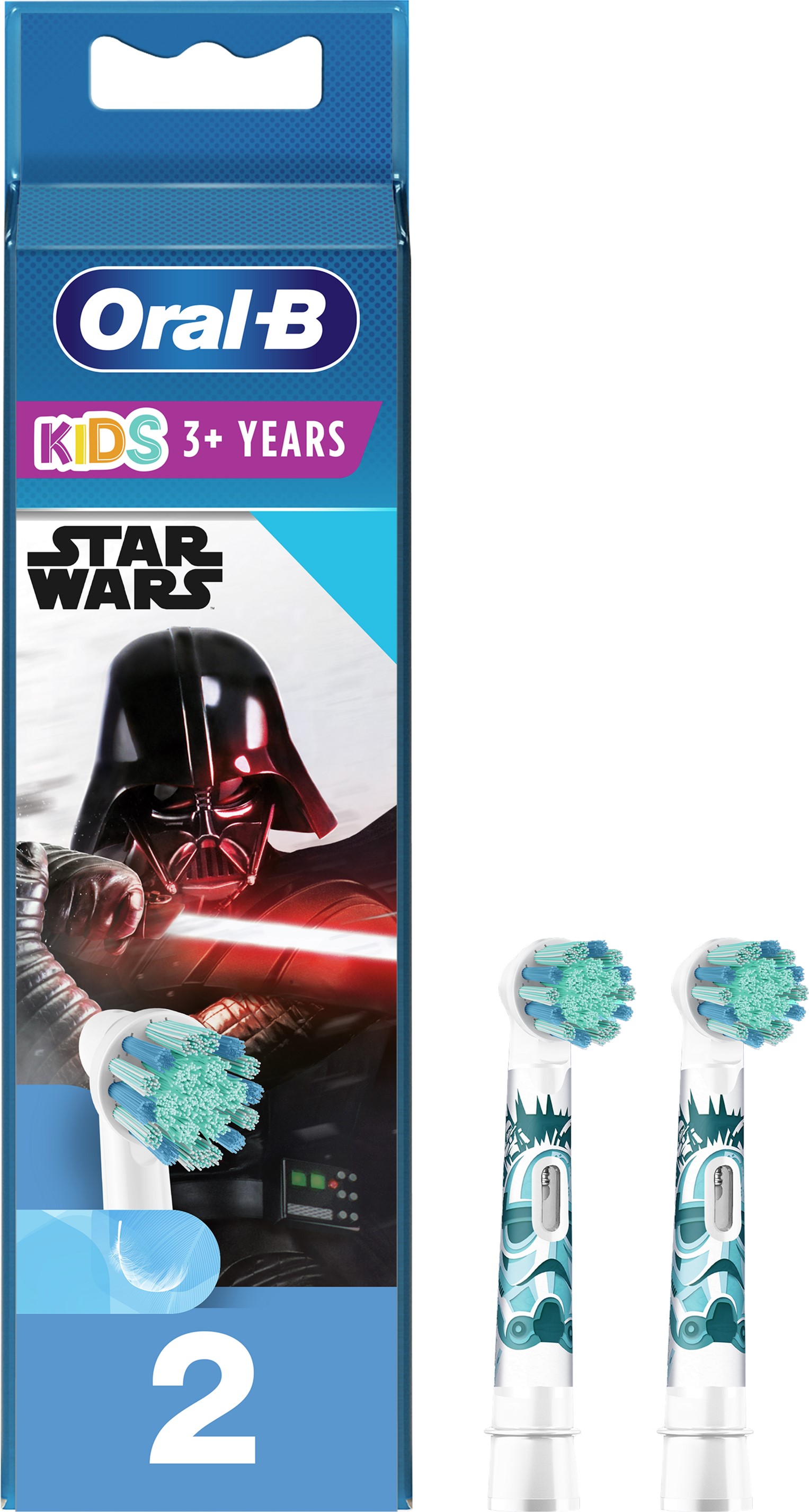 

Насадки для электрической зубной щётки Oral-B Kids Звездный войны, 2 шт