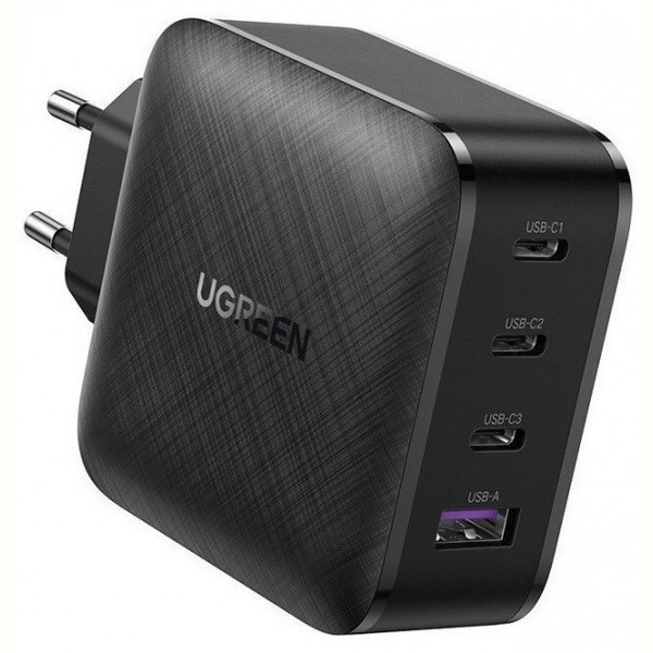 

Сетевое зарядное устройство Ugreen CD224 65W USB + 3xType-C PD GaN Charger