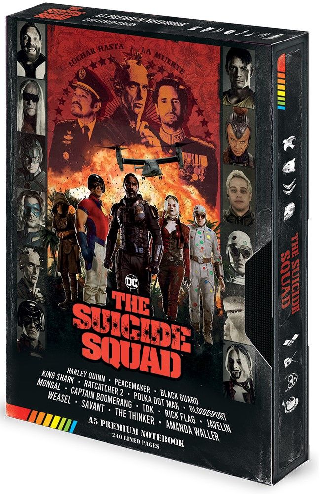 

Блокнот Pyramid International The Suicide Squad - Retro VHS Premium Notebook