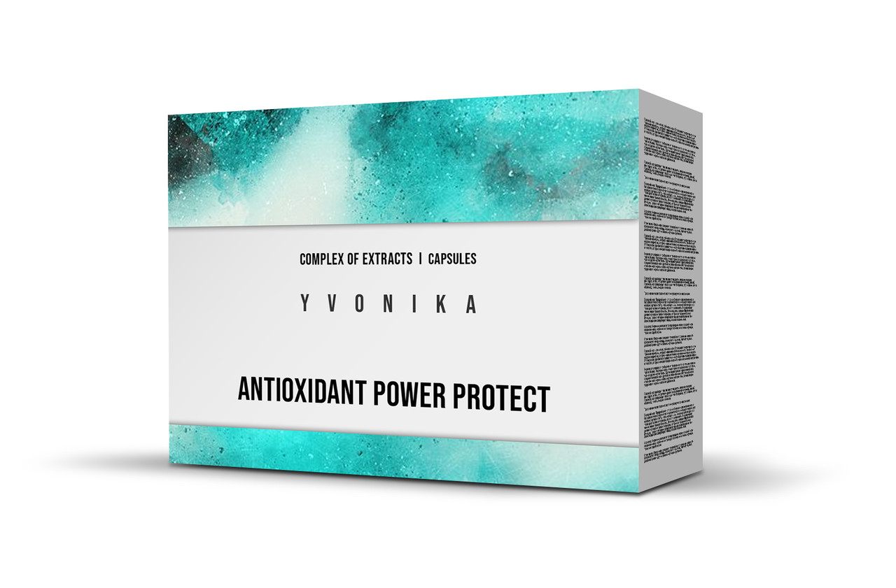 

Натуральная добавка Yvonika Antioxidant Power Protect для бодрости и повішения активности капсулы 20 шт