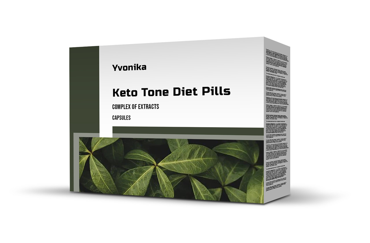 

Натуральная добавка Yvonika Keto Tone Diet Pills для похудения капсулы 20 шт