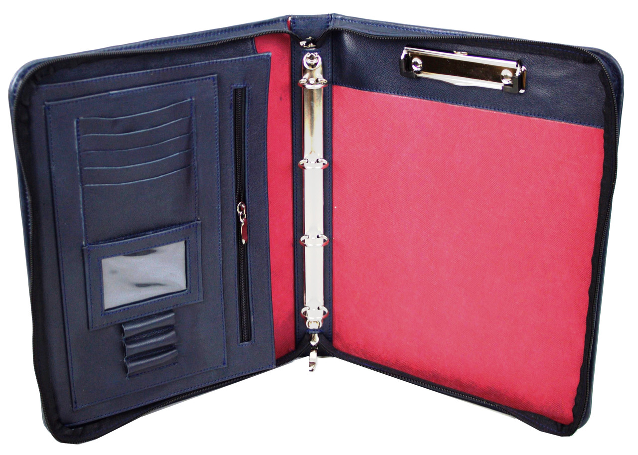 

Мужская папка кожаная Portfolio для формата А4 Синий Port1004 navy 2616354