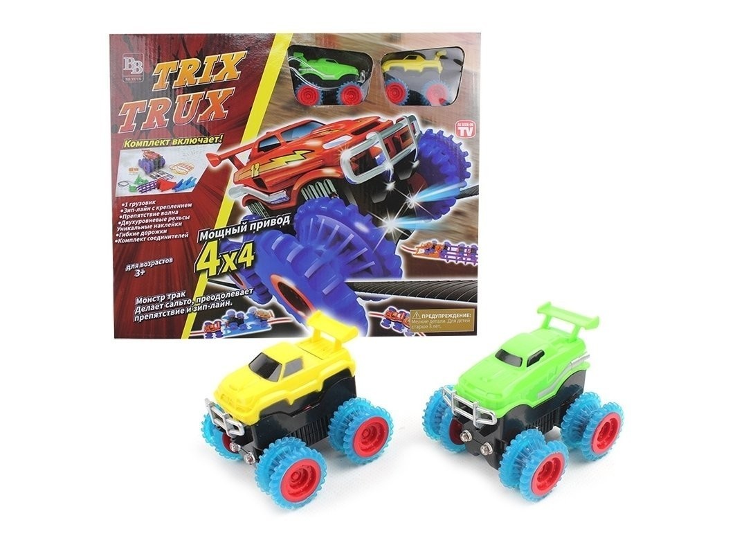 

Трасса МОНСТР Trix Trux 2 машинки в комплекте