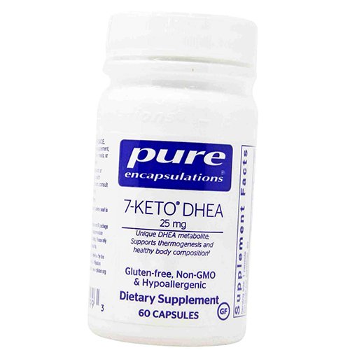 

7-Кето Дегидроэпиандростерон, 7-Keto DHEA 25, Pure Encapsulations 60капс (02361004)