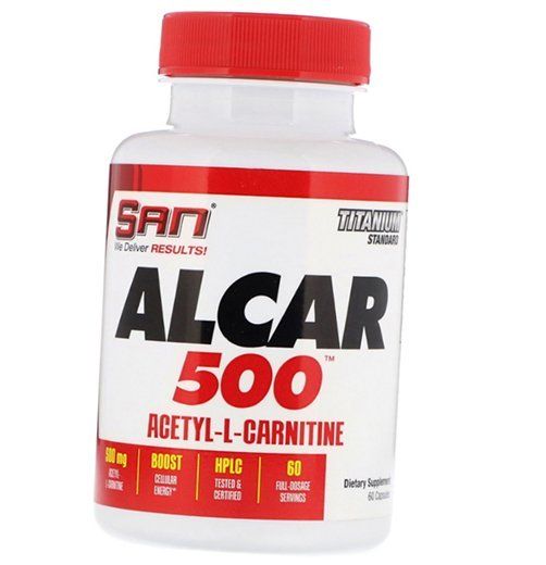 

Ацетил L Карнитин, Alcar 500, San 60капс (02091019)