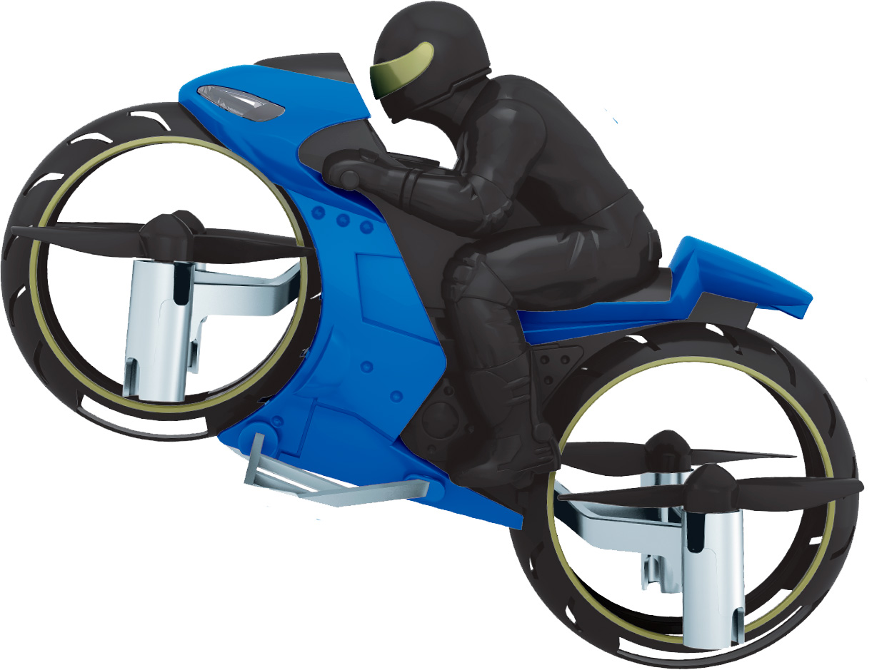 

Квадрокоптер ZIPP Toys Flying Motorcycle Синий (5320039)